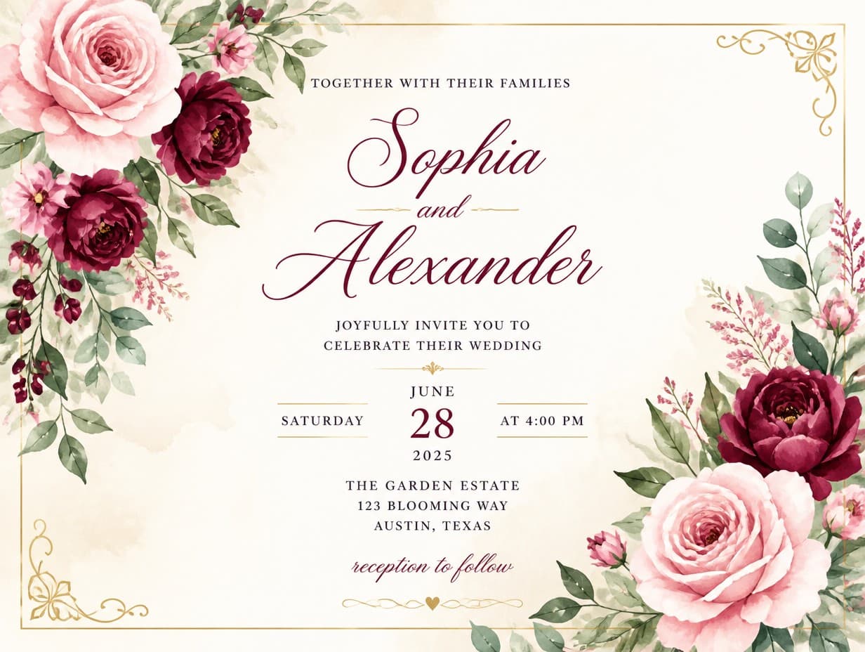 Invitation graphic made with Graphic Generator