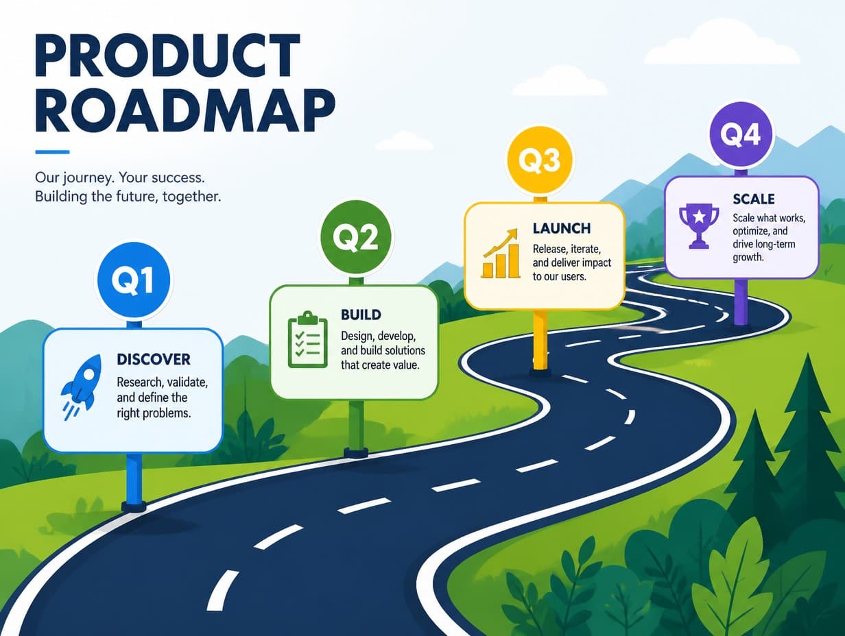 Roadmap Graphic graphic made with Graphic Generator