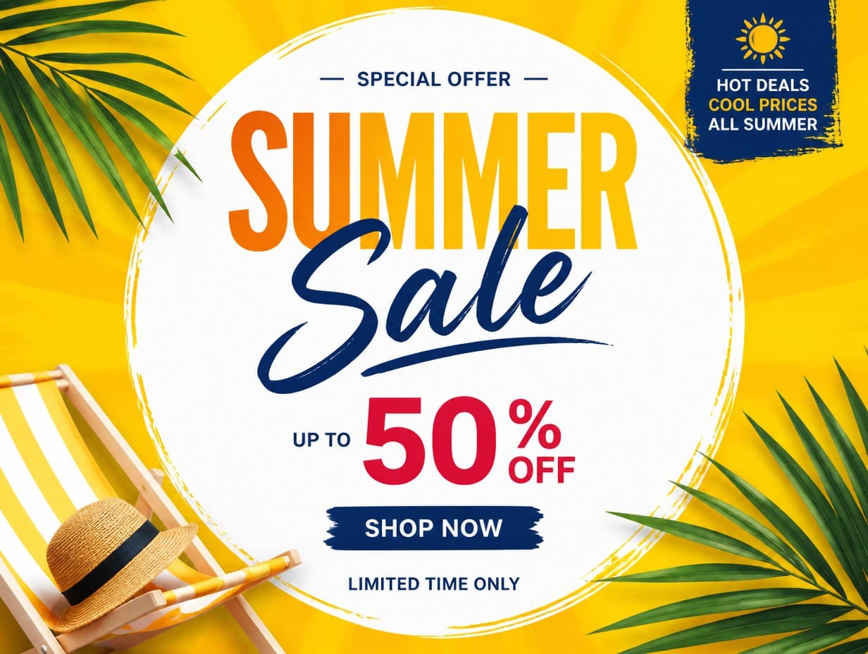 Summer Sale Graphic graphic made with Graphic Generator